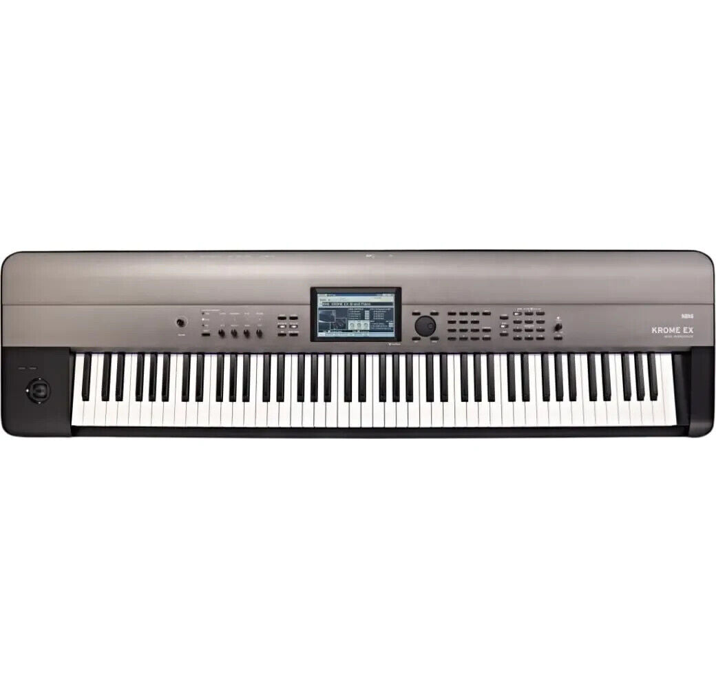 Korg Musical Instrument Korg Krome EX 88 Music Workstation E-Piano Klavier Black