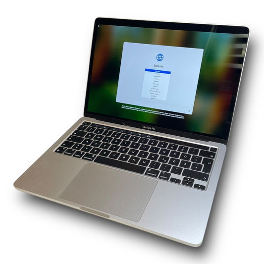 MacBook Pro M1 2020 (13.3" 8GB RAM 256GB SSD) Silber A2338 MYDA2LL/A QWERTZ