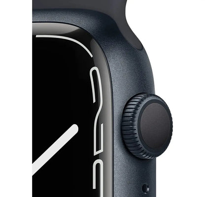 Apple Watch Series 7 GPS, Aluminium Case und Sport Band, 45mm (Midnight)