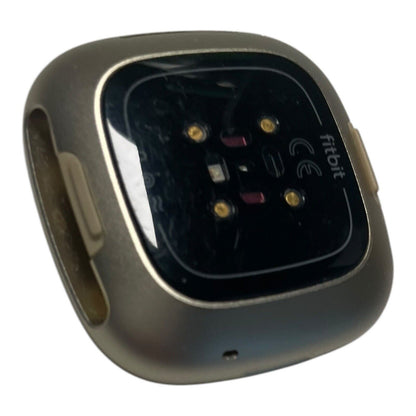 Fitbit Versa 3 Aktivitäts-Tracker - Nachtblau/Aluminium Softgold