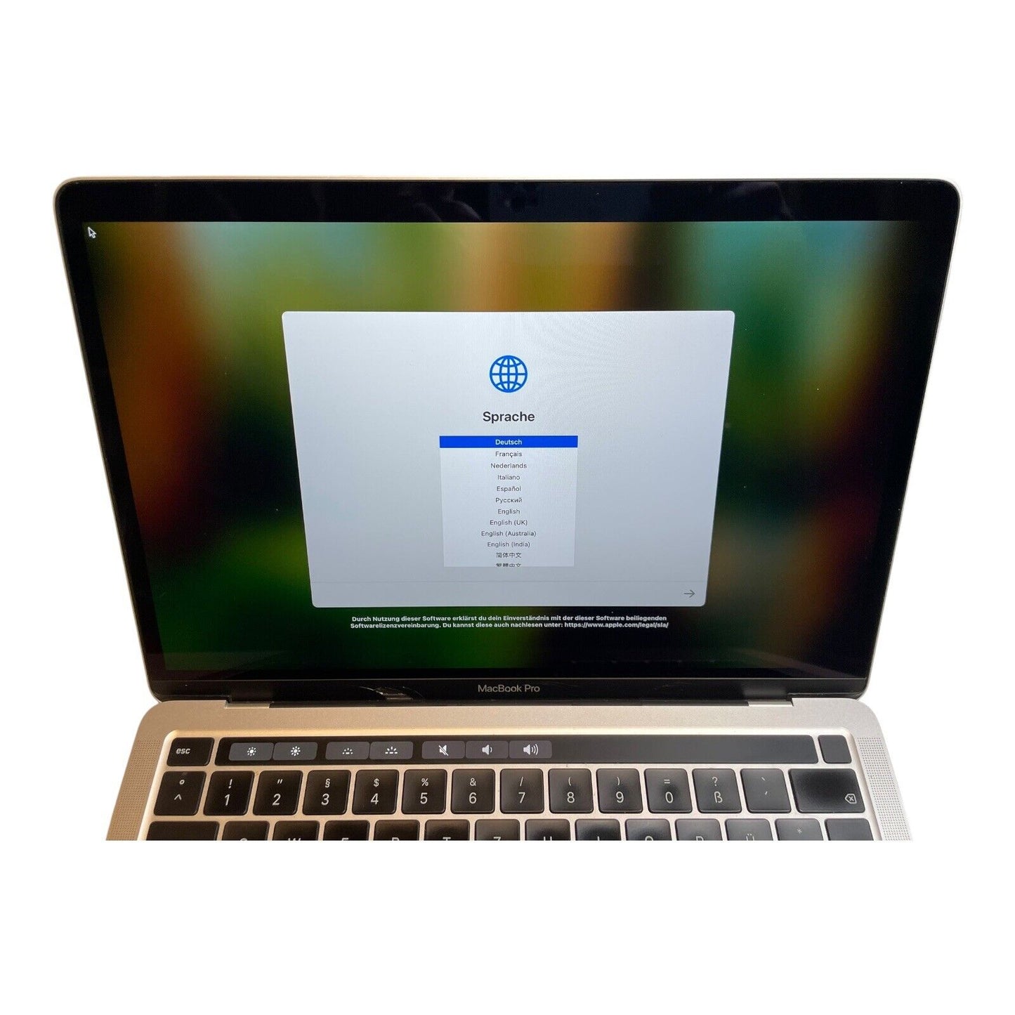 MacBook Pro M1 2020 (13.3" 8GB RAM 256GB SSD) Silber A2338 MYDA2LL/A QWERTZ