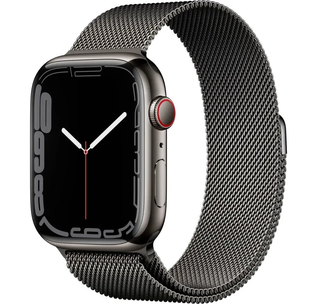 Apple Watch Series 7 41mm Gehäuse - Graphit Edelstahl