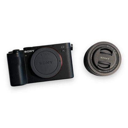 Sony Alpha 7C (ILCE-7CL) System Camera + 28-60mm Lens Kit (Black)