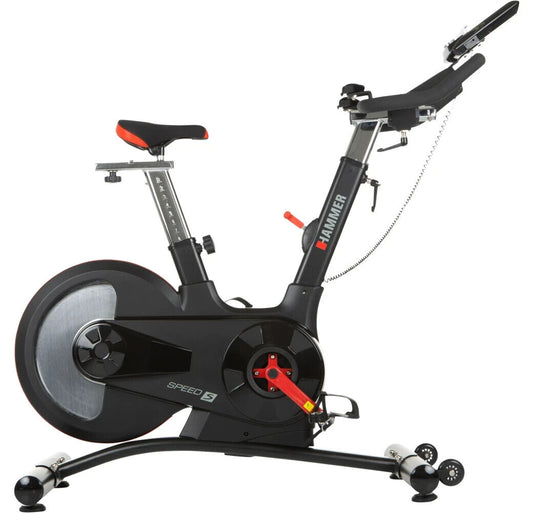 Hammer Speedbike Racer Fitnessbike Schwarz Fitnesstrainer Beschreibung lesen G4.