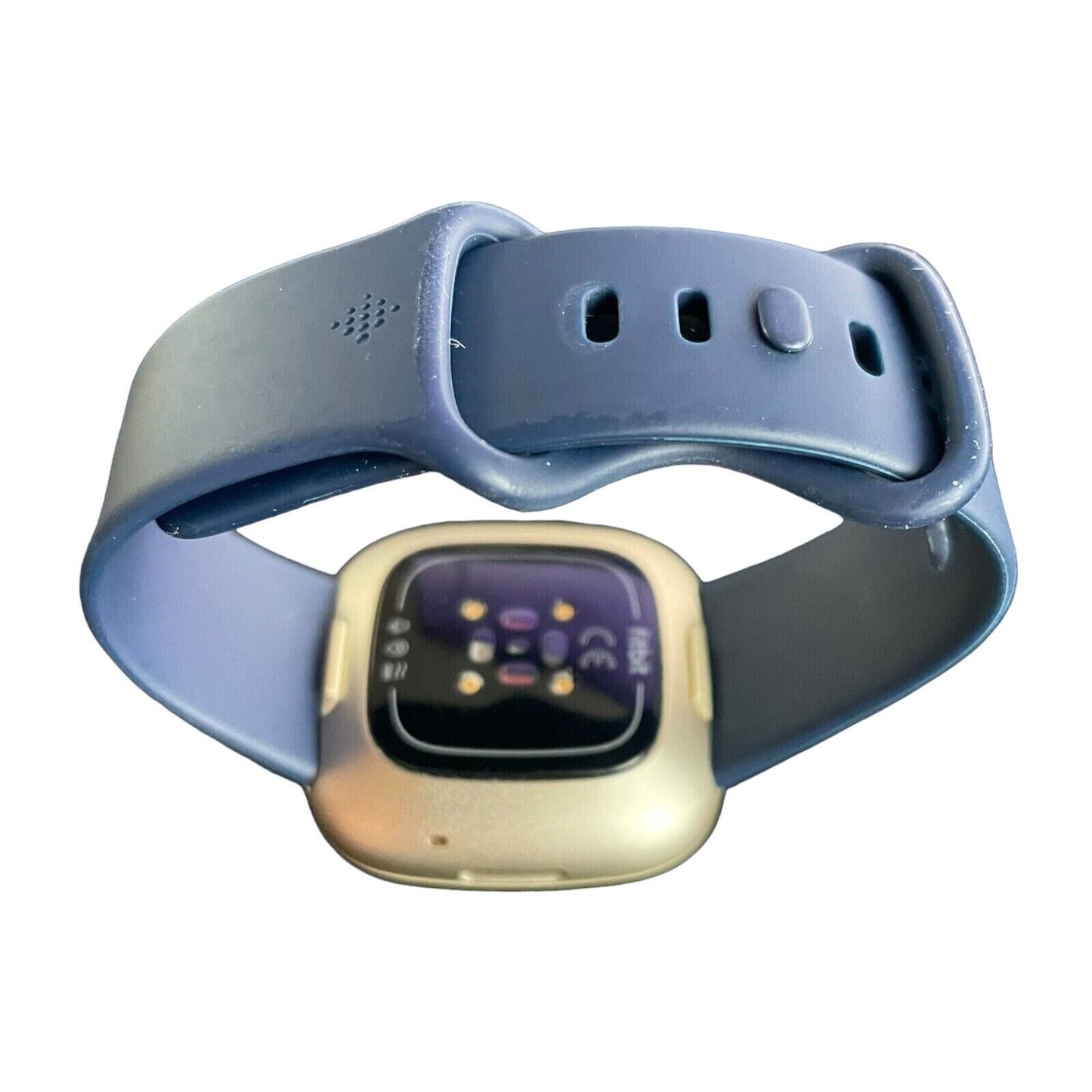 Fitbit Versa 3 Aktivitäts-Tracker - Nachtblau/Aluminium Softgold G2 uhr