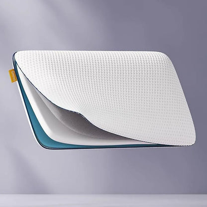 Emma Premium Stützkissen 80x40 – Ergonomisches Nackenkissen mit Thermosync Technologie – Kühlendes Memory Foam Kopfkissen, Höhenverstellbar