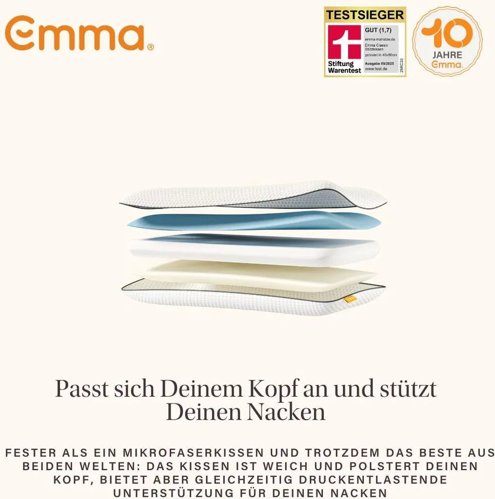 Emma Classic Stützkissen 80x40 cm